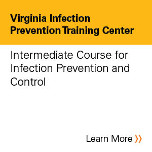 Intermediate Course for Infection Prevention and Control (Sept. 2022) Banner